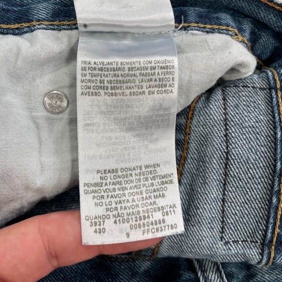 Levi’s 550 Relaxed Fit Men’s Denim Blue Jeans - Size 38 x 32 - Picture 10 of 10